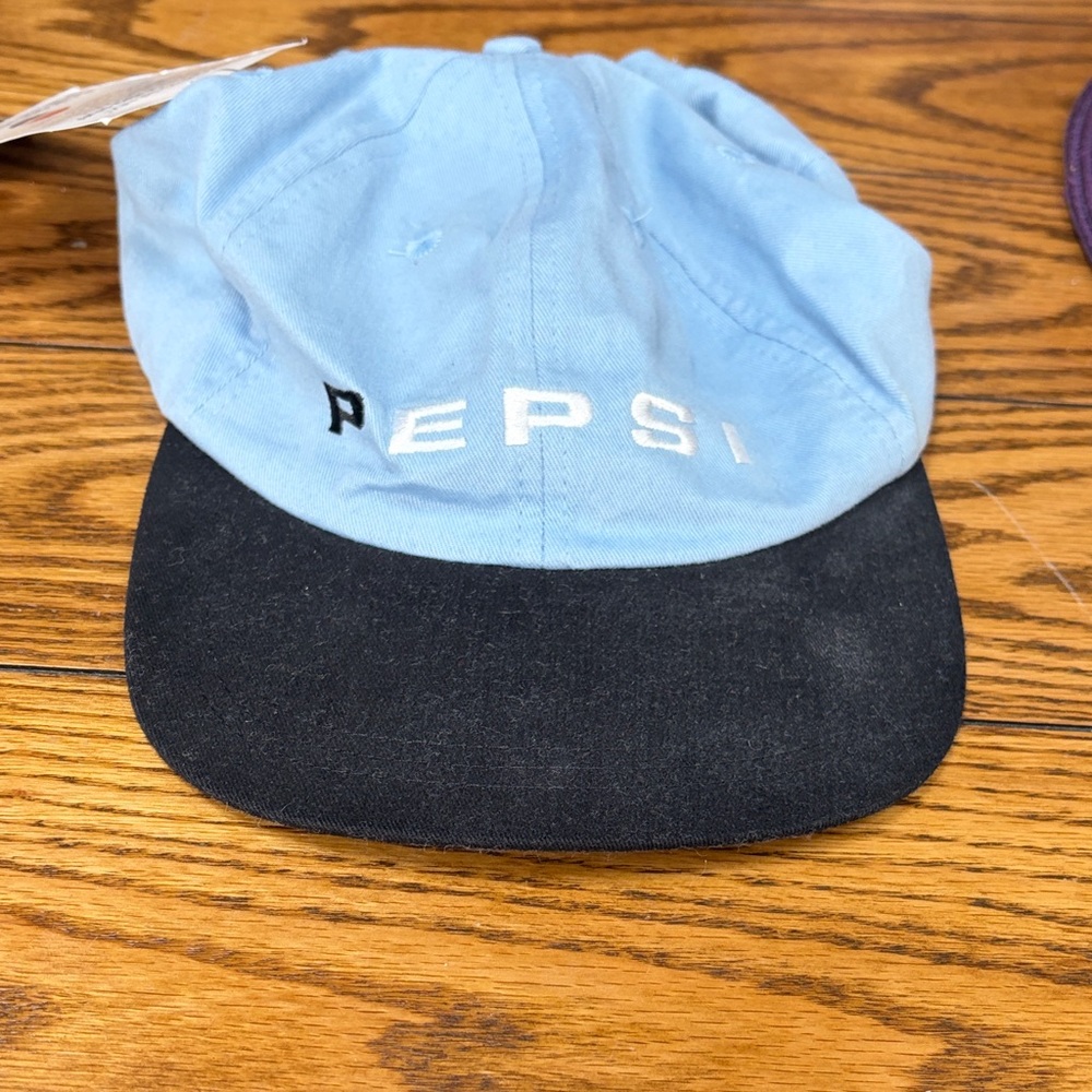 Pepsi Light Blue and Black Hat